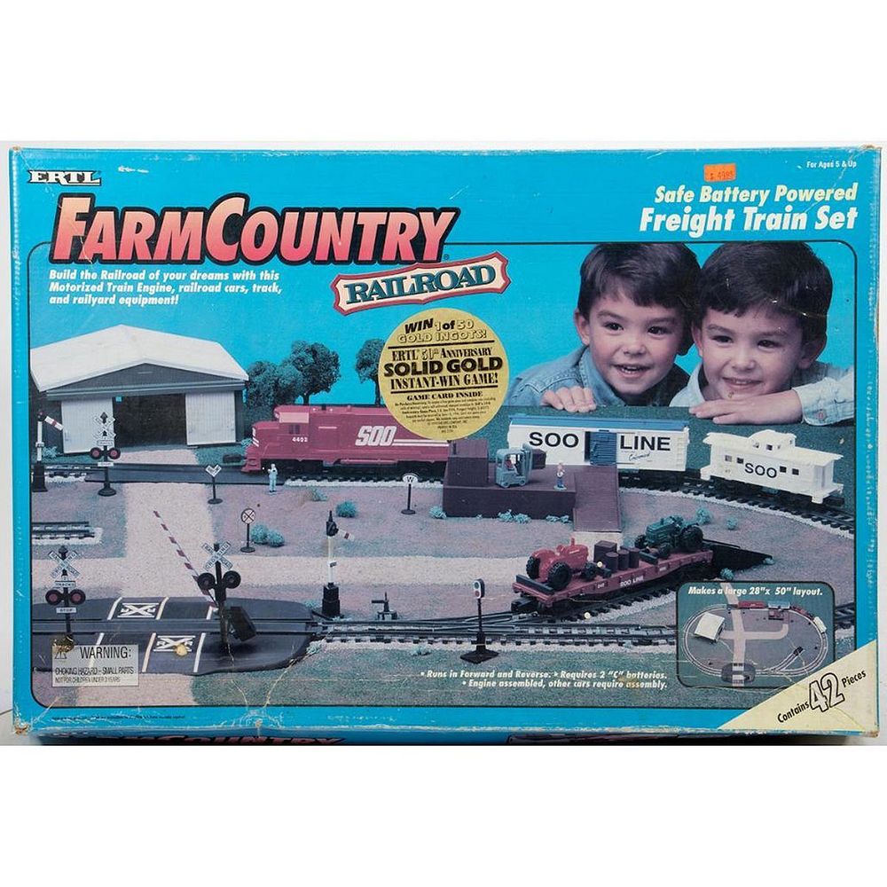 Appraisal: Ertl S Gauge Farm Country Railroad Ertl Farm Country Railroad