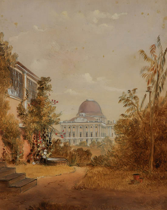 Appraisal: Russell Smith American - The Capitol from Mr Elliott's Garden