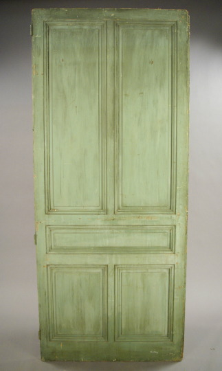 Appraisal: Large Pair of Framed and Raised Paneled Painted Pine Doors