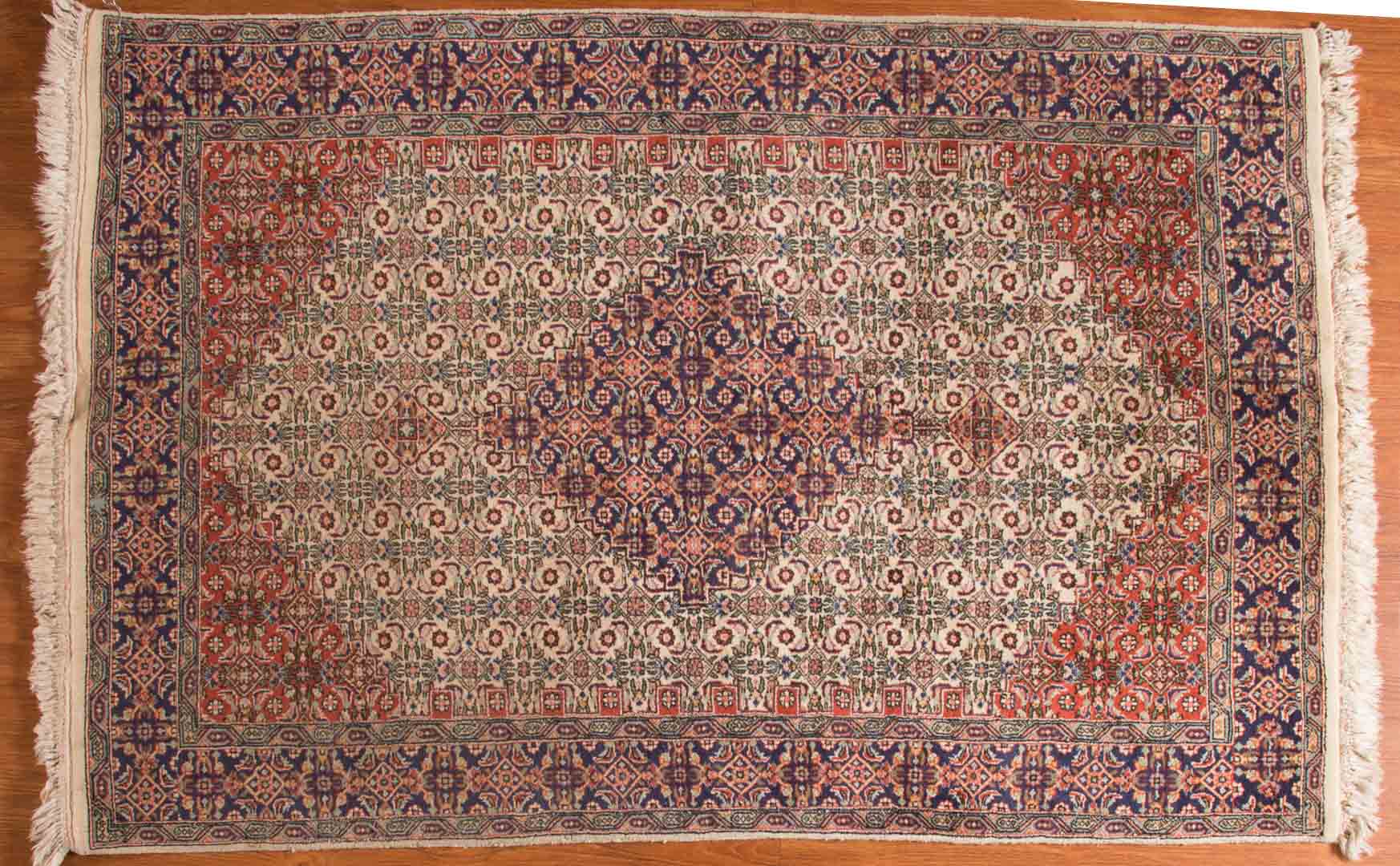 Appraisal: Indo Bijar rug approx x India circa Condition Good condition