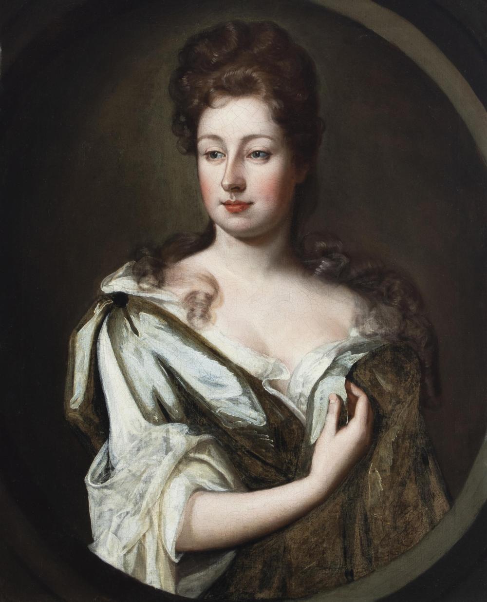 Appraisal: Attributed to Sir Godfrey Kneller - British Portrait of Carey