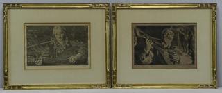 Appraisal: ZORN Anders Two Signed Etchings Ols Maria - signed and