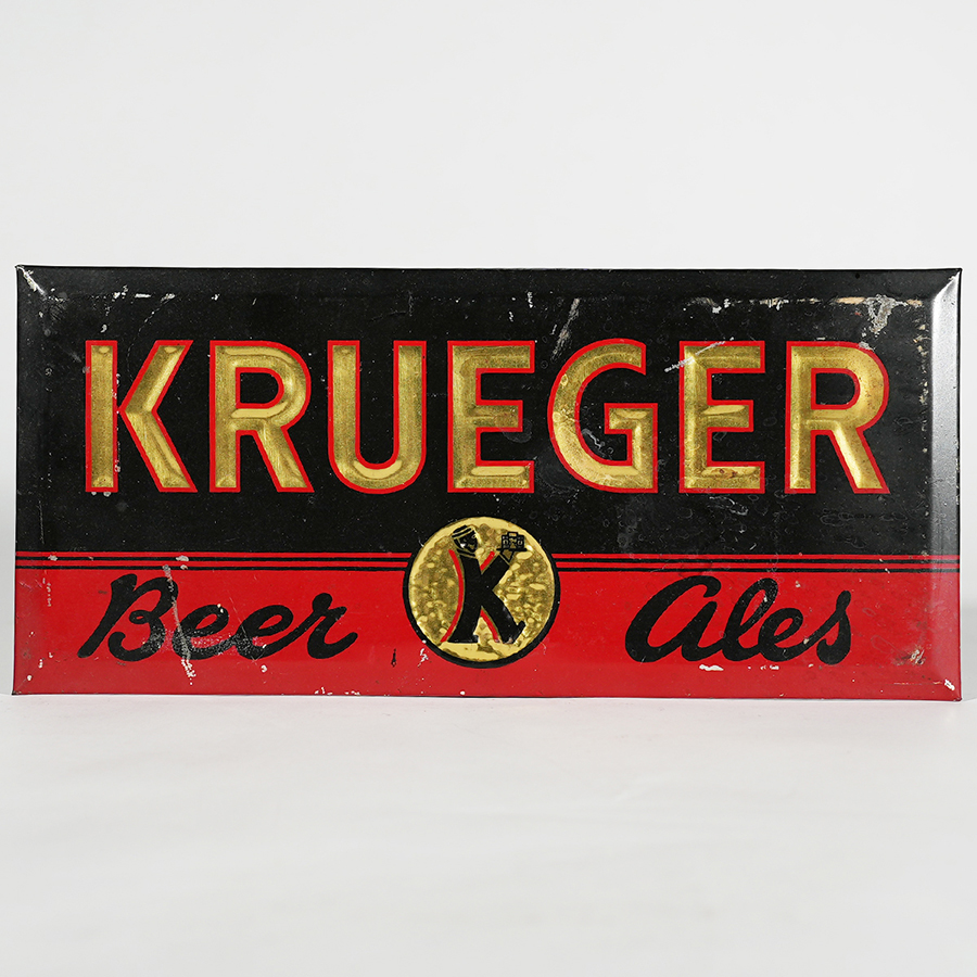 Appraisal: Krueger Beer Ales K-Man TOC SignReference n aBrewery G Krueger