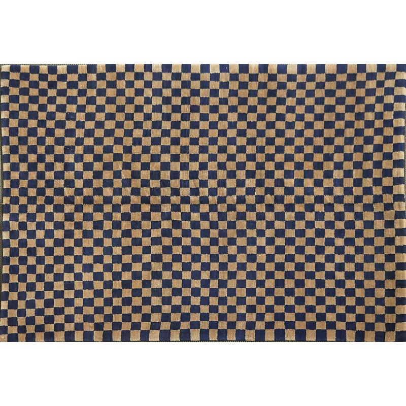 Appraisal: ODEGARD Attr Handwoven wool area rug with all-over geometric pattern