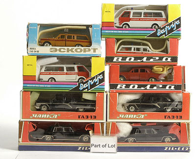 Appraisal: Russian group of Cars and Vans - various different models