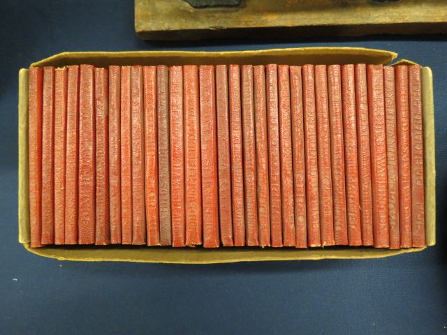 Appraisal: Volume Miniature Book Set complete Little Leather Library type each