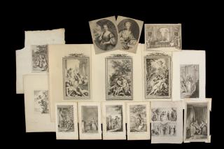 Appraisal: VARIOUS TH- TH C FRENCH ARTISTS Bookplates on many subjects