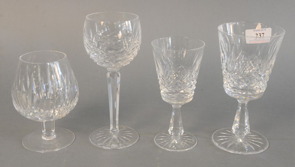 Appraisal: Thirty-eight piece group of Waterford to include set of six