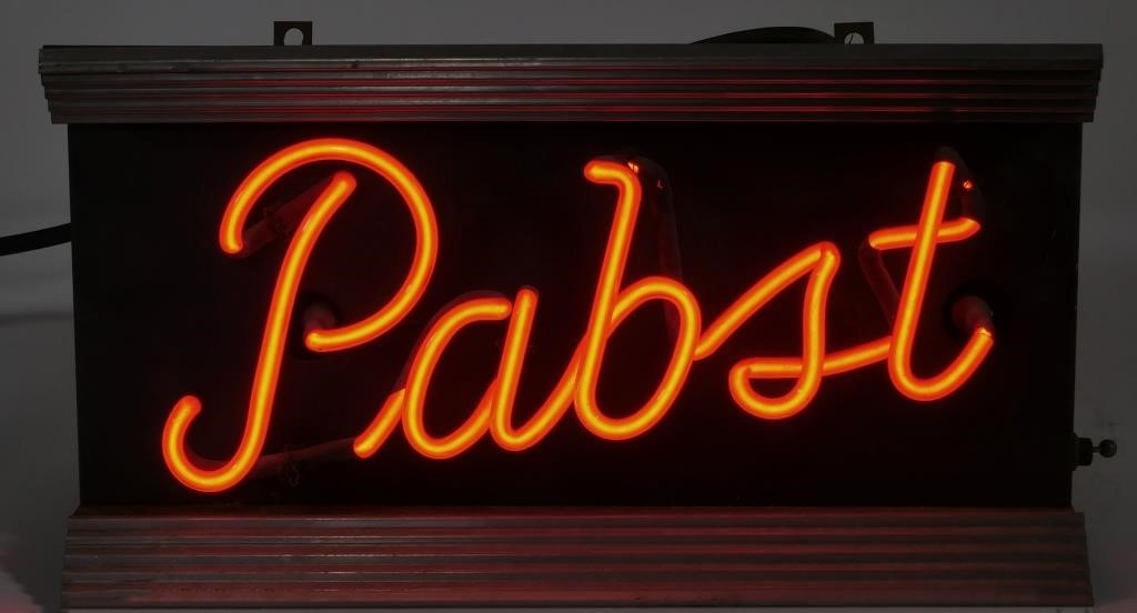 Appraisal: Excellent vintage Pabst neon beer sign in very good working