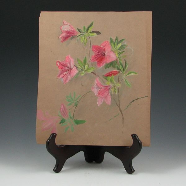 Appraisal: Floral study by Rookwood artist Mary Virginia Keenan Signed on