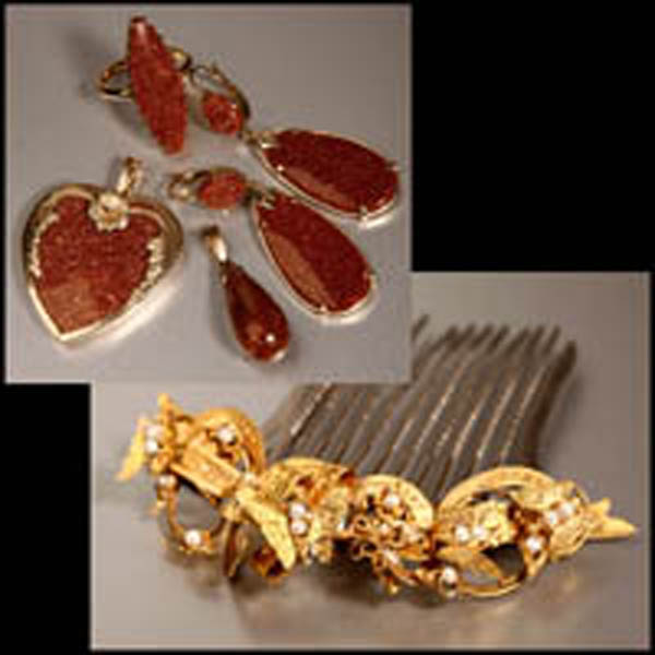 Appraisal: A group of antique jewelry A group of antique jewelry