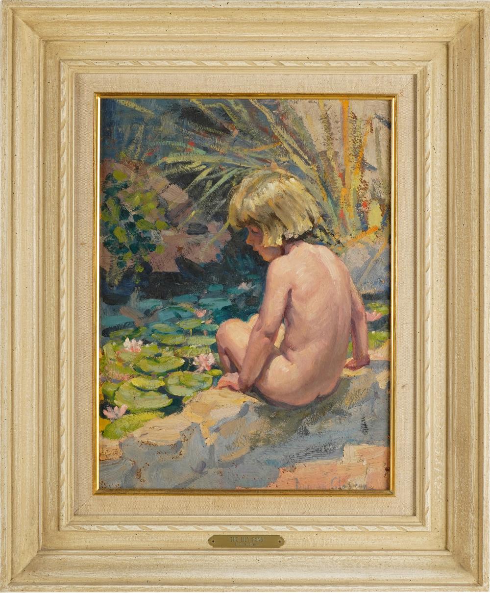 Appraisal: JOE DUNCAN GLEASON - THE LILY POND oil on board