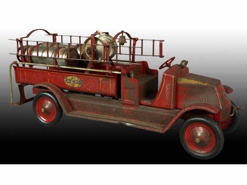 Appraisal: Pressed Steel Toledo Bull Dog Chemical Fire Truck Description ''