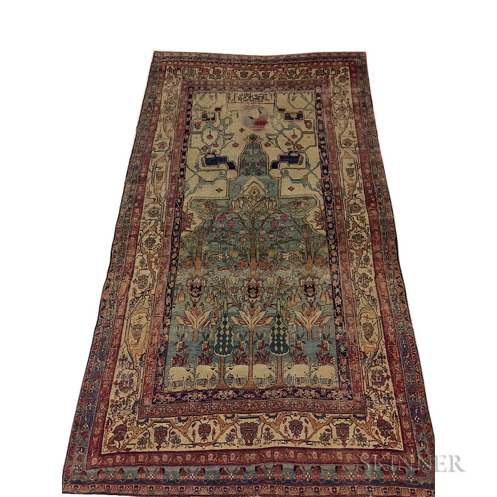 Appraisal: Lavar Kerman Carpet Lavar Kerman Carpet eastern Iran c ft