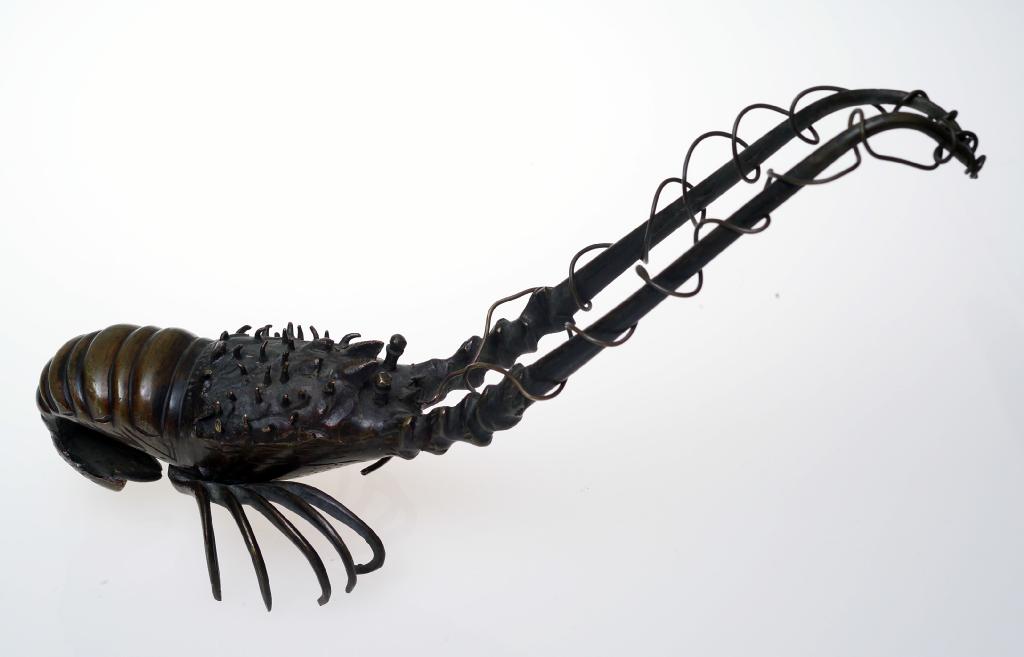 Appraisal: JAPANESE BRONZE MODEL OF A CRAYFISH early th century -