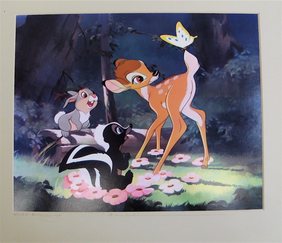 Appraisal: WALT DISNEY PRODUCTIONS COPY OF CELLULOID DRAWING used in the