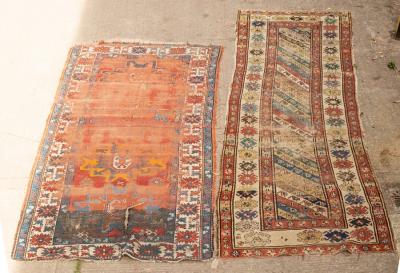 Appraisal: A Gendje runner South Caucasian late th Century with barber