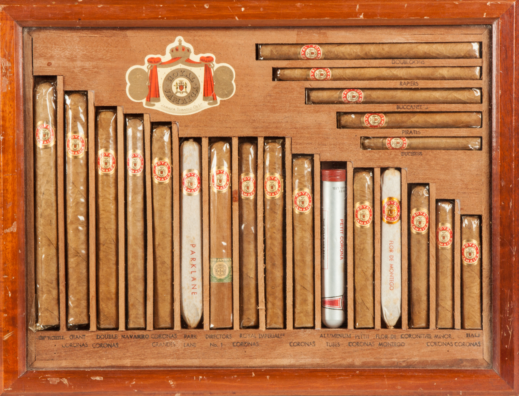 Appraisal: Vintage Royal Jamaica Cigar Salesman Sample Display