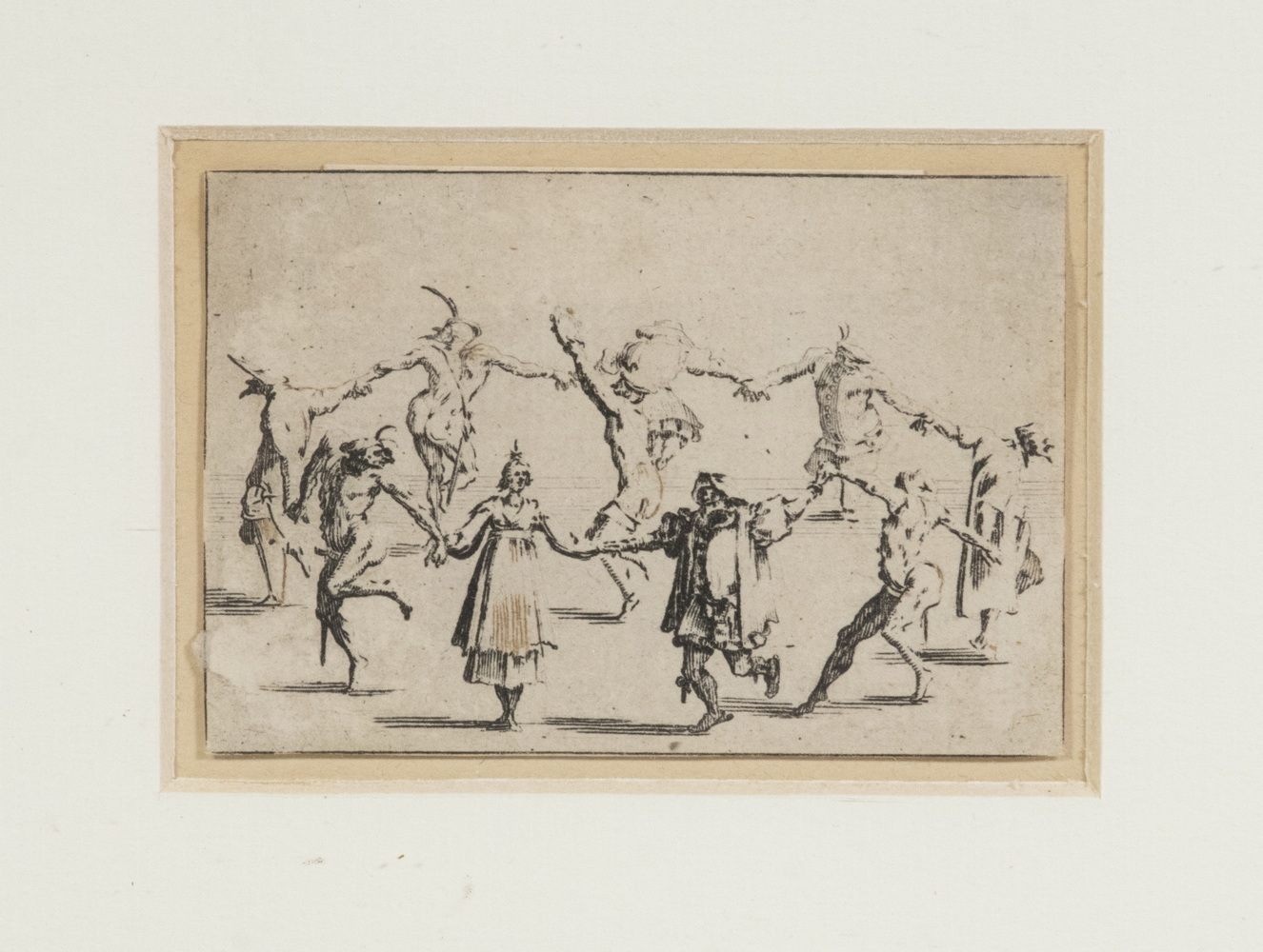 Appraisal: JACQUES CALLOT ITALY FRANCE - La Ronde The Round Dance