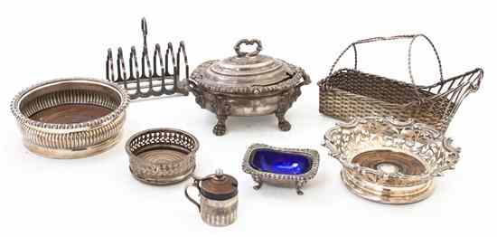 Appraisal: A Collection of Silverplate Articles of various makers and origins