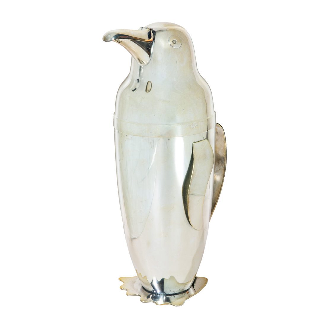 Appraisal: EMIL SCHUELKE PENGUIN COCKTAIL SHAKER Emil Schuelke Penguin Cocktail Shaker