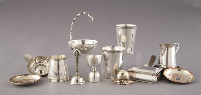 Appraisal: Collection of Approximately Thirteen Silverplate Table Articles including two small