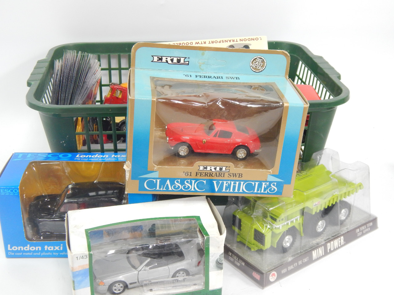 Appraisal: Various die cast vehicles to include Tesco London taxi Michelin