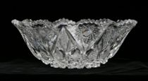 Appraisal: Brilliant Cut Crystal Bowl American ca Proceeds from the sale