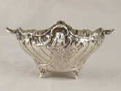 Appraisal: A cast silver Continental two handled bowl on four feet