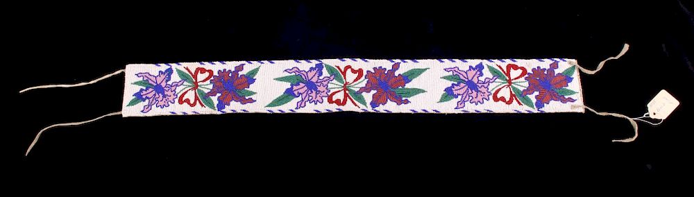 Appraisal: Flathead Indians Fully Beaded Belt circa 's The lot features