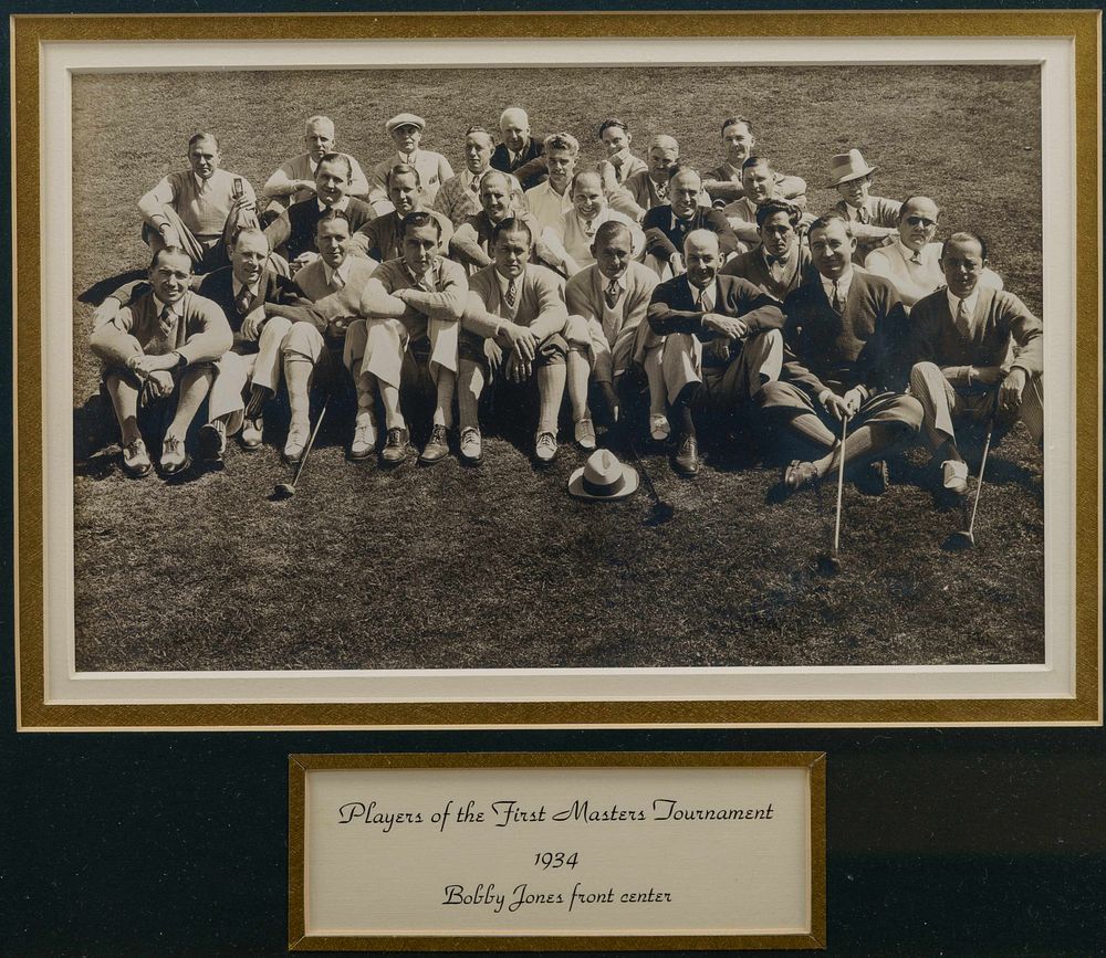 Appraisal: A Type One Photograph from Bobby Jones and Participants from