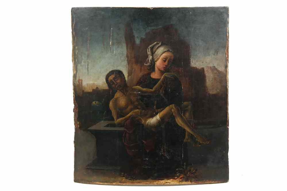 Appraisal: OLD MASTERS OOP - The Pieta Florentine School th c