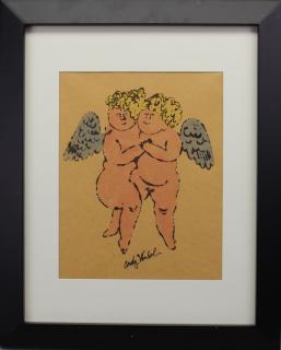 Appraisal: Andy Warhol - Color Lithograph Signed lower middle Sight Size