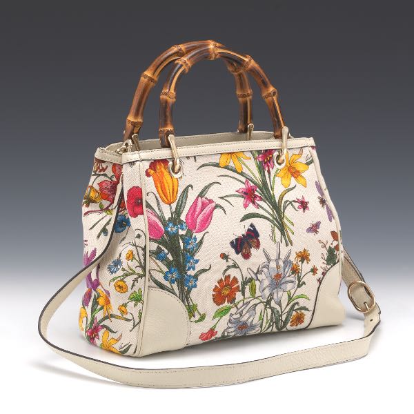 Appraisal: GUCCI FLORAL CANVAS YEARS IN JAPAN BAG LIMITED EDITION x