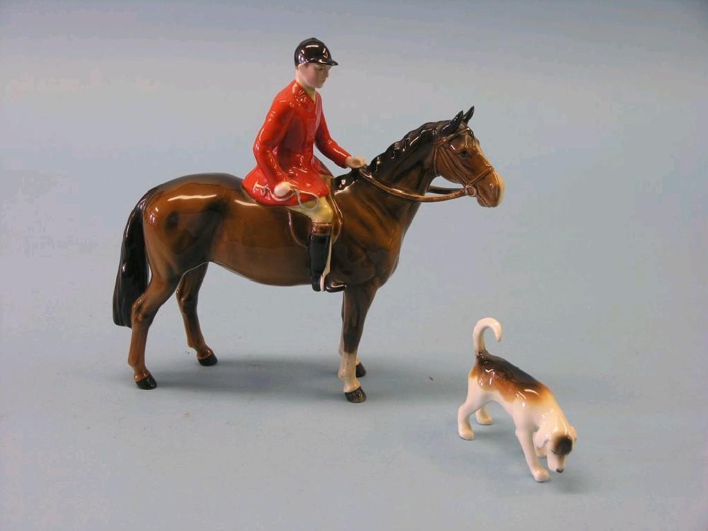 Appraisal: A Beswick Huntsman model brown hairline crack and a Beswick