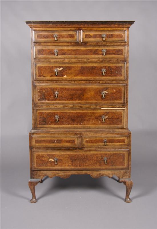 Appraisal: An American Queen Anne Style Highboy Height x width x