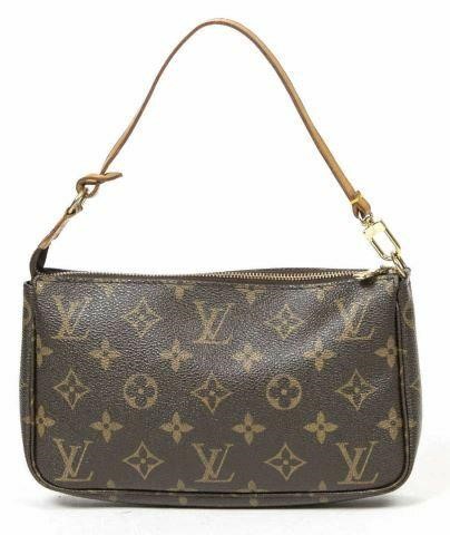 Appraisal: Louis Vuitton Pochette Accessories bag in monogram coated canvas with