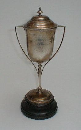 Appraisal: A George V silver two handled trophy cup and cover