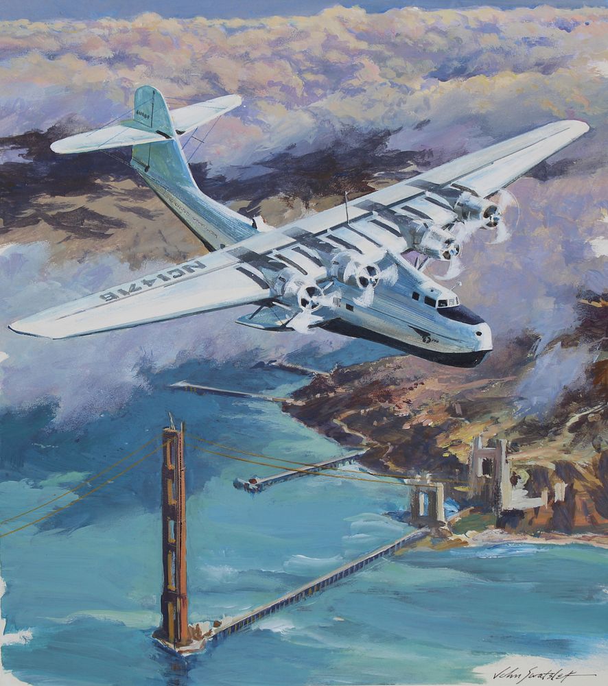 Appraisal: John Swatsley B China Clipper Seaplane John Swatsley American B