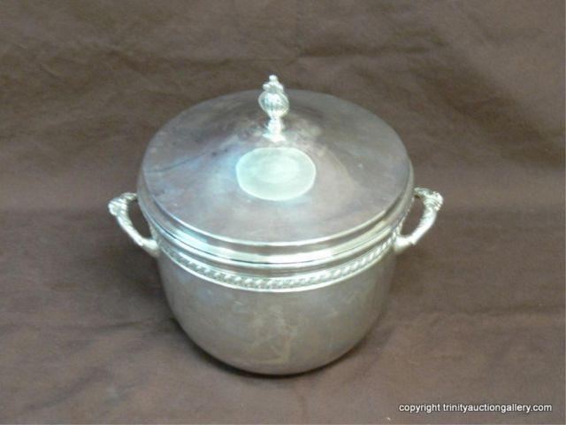 Appraisal: Winthrop Glass Lined Ice Bucket - Insulated with cover and