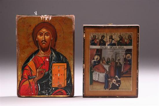 Appraisal: RUSSIAN ICON OF THE BIRTH OF THE VIRGIN late th