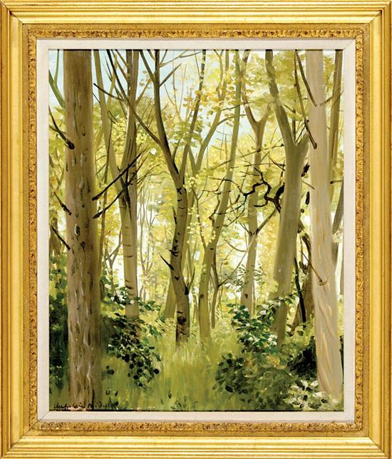 Appraisal: Roger Chapelain-Midy French - LA FOREST oil on canvas framed