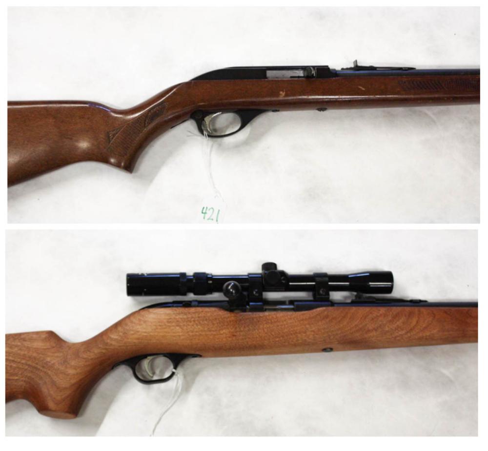 Appraisal: TWO TWENTY TWO CALIBER RIFLES Coast to Coast model CC