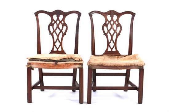 Appraisal: SET OF SIX CENTENNIAL FEDERAL STYLE MAHOGANY SIDE CHAIRS circa