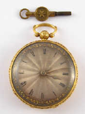 Appraisal: An ct gold pocket watch the movement signed Jas Muirhead