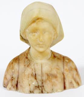 Appraisal: ITALIAN MARBLE MINIATURE BUST TH C ITALIAN MARBLE MINIATURE BUST