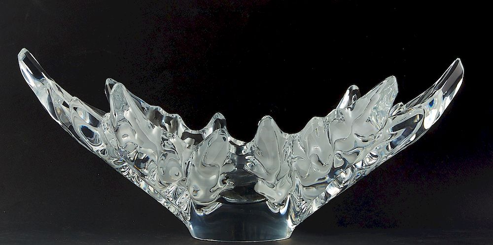 Appraisal: Lalique Champs-Elysees Crystal Bowl Marc Lalique - for Lalique France