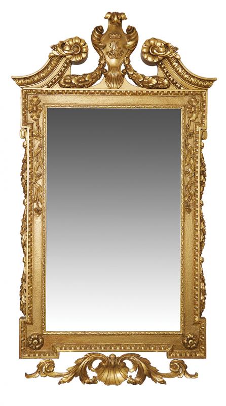 Appraisal: A GOOD TH CENTURY GEORGE II STYLE MIRROR SECOND HALF