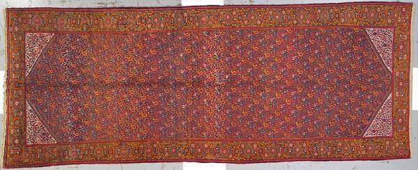 Appraisal: A Malayer long carpet Central Persia first quarter th century