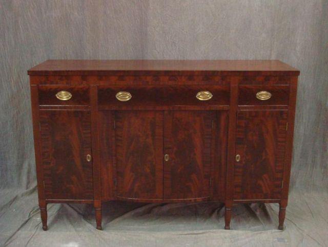 Appraisal: Empire Mahogany Door Server From a Pleasantville NY home Dimensions